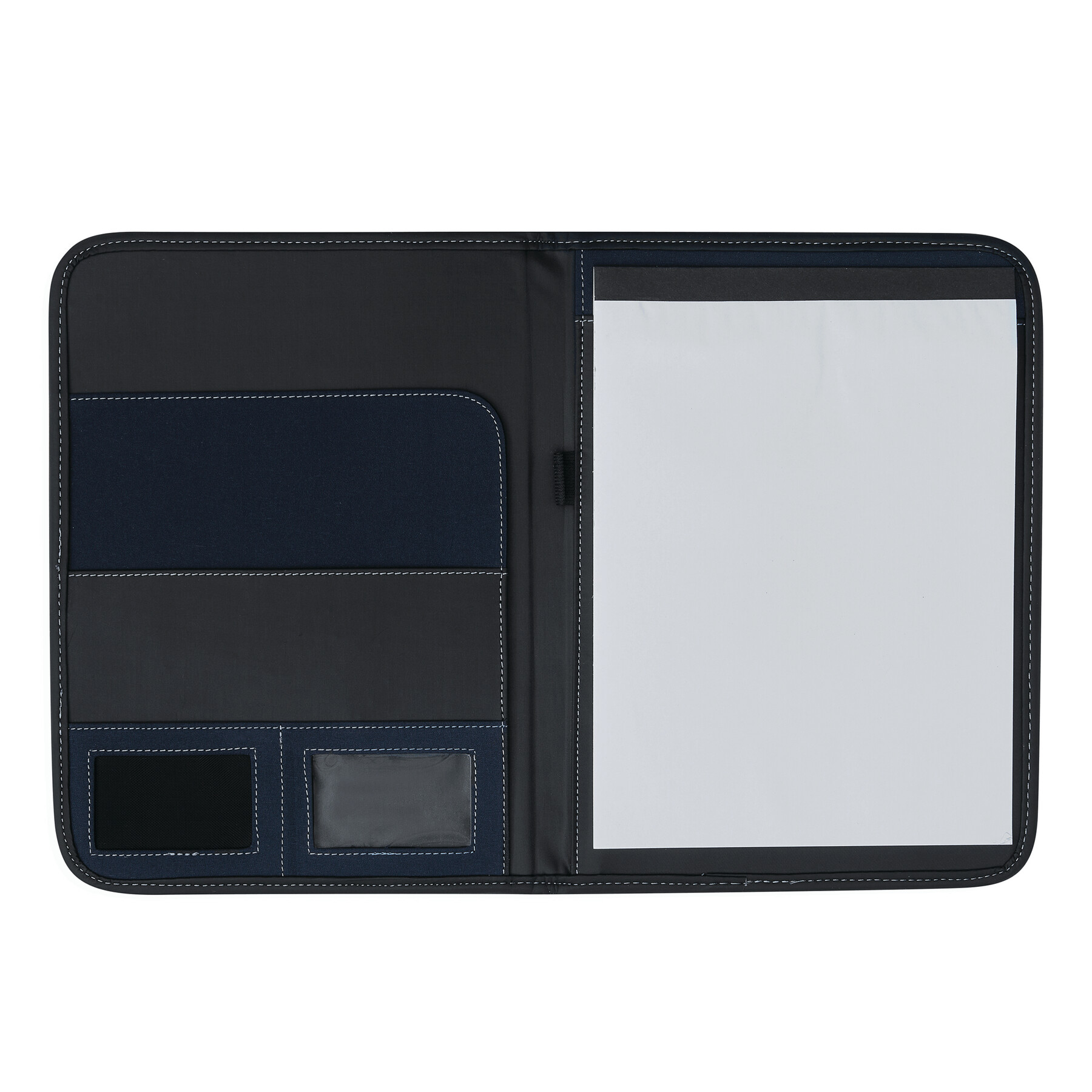 Konferenzmappe AVANTI im DIN-A4-Format, blau, schwarz