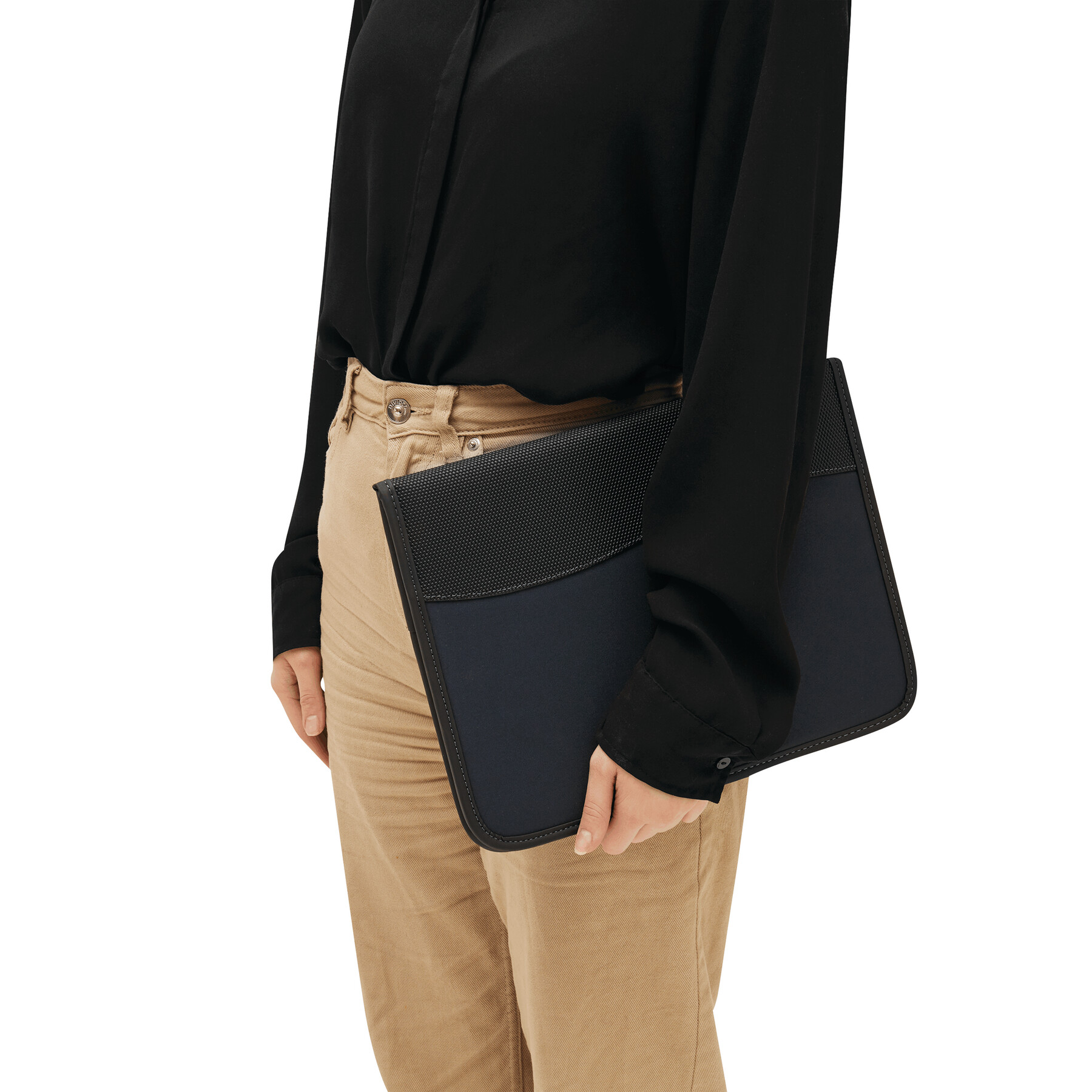 Konferenzmappe AVANTI im DIN-A4-Format, blau, schwarz