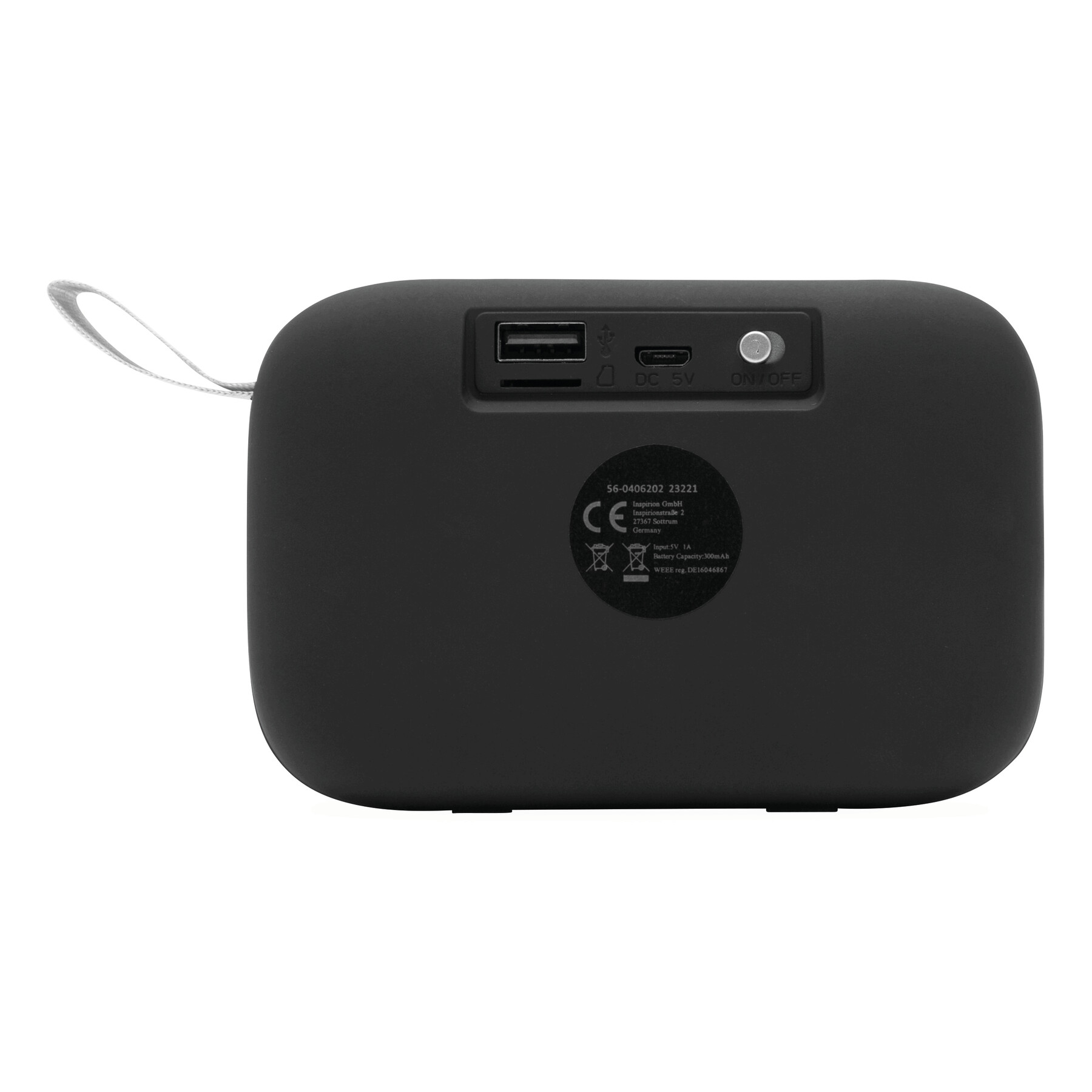 Wireless-Lautsprecher BAM, grau, schwarz