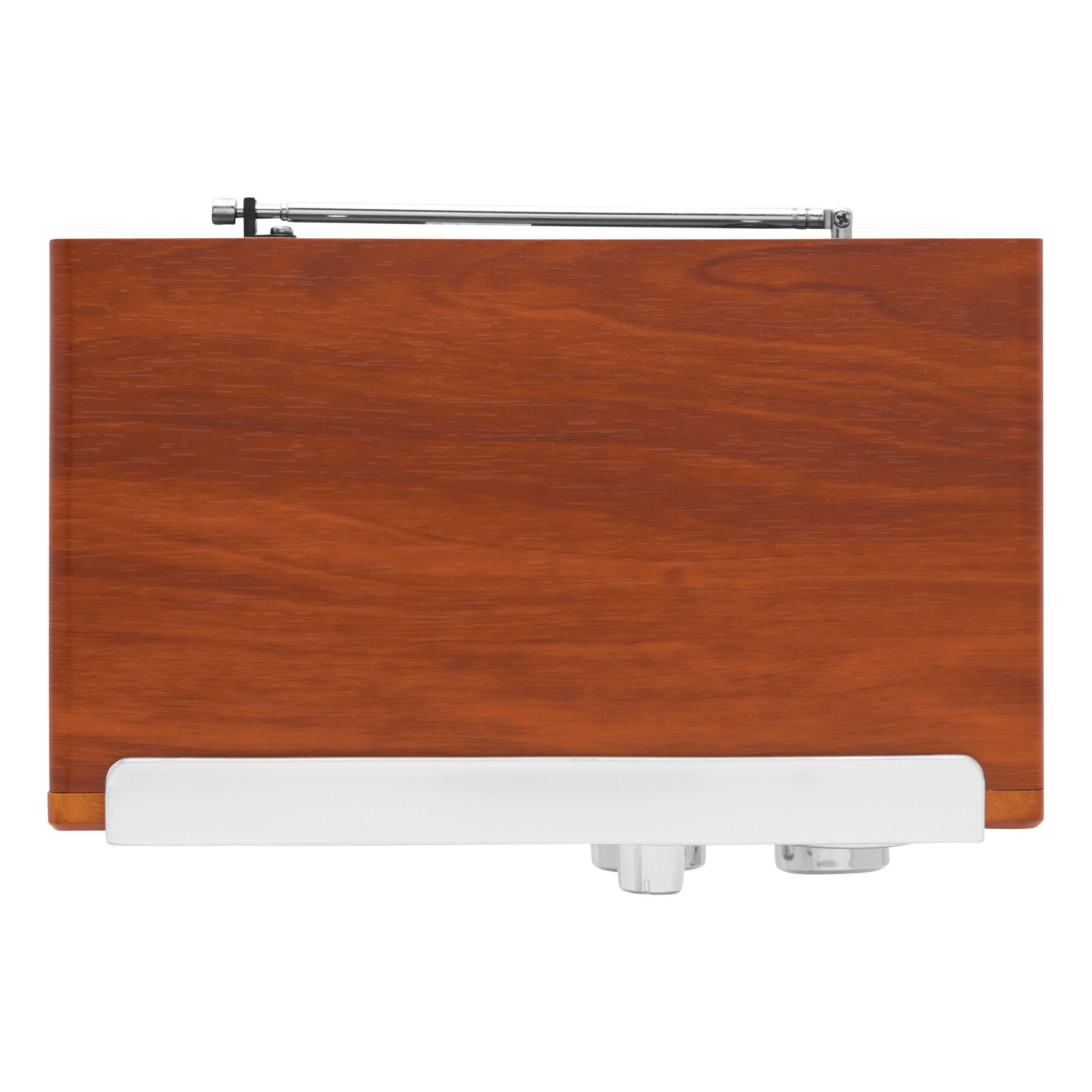 AM/ FM-Radio CLASSIC, braun, silber