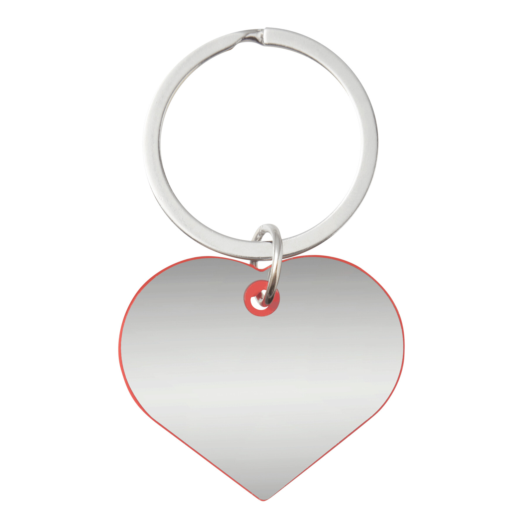 Schlüsselanhänger EVERLASTING LOVE, rot, silber