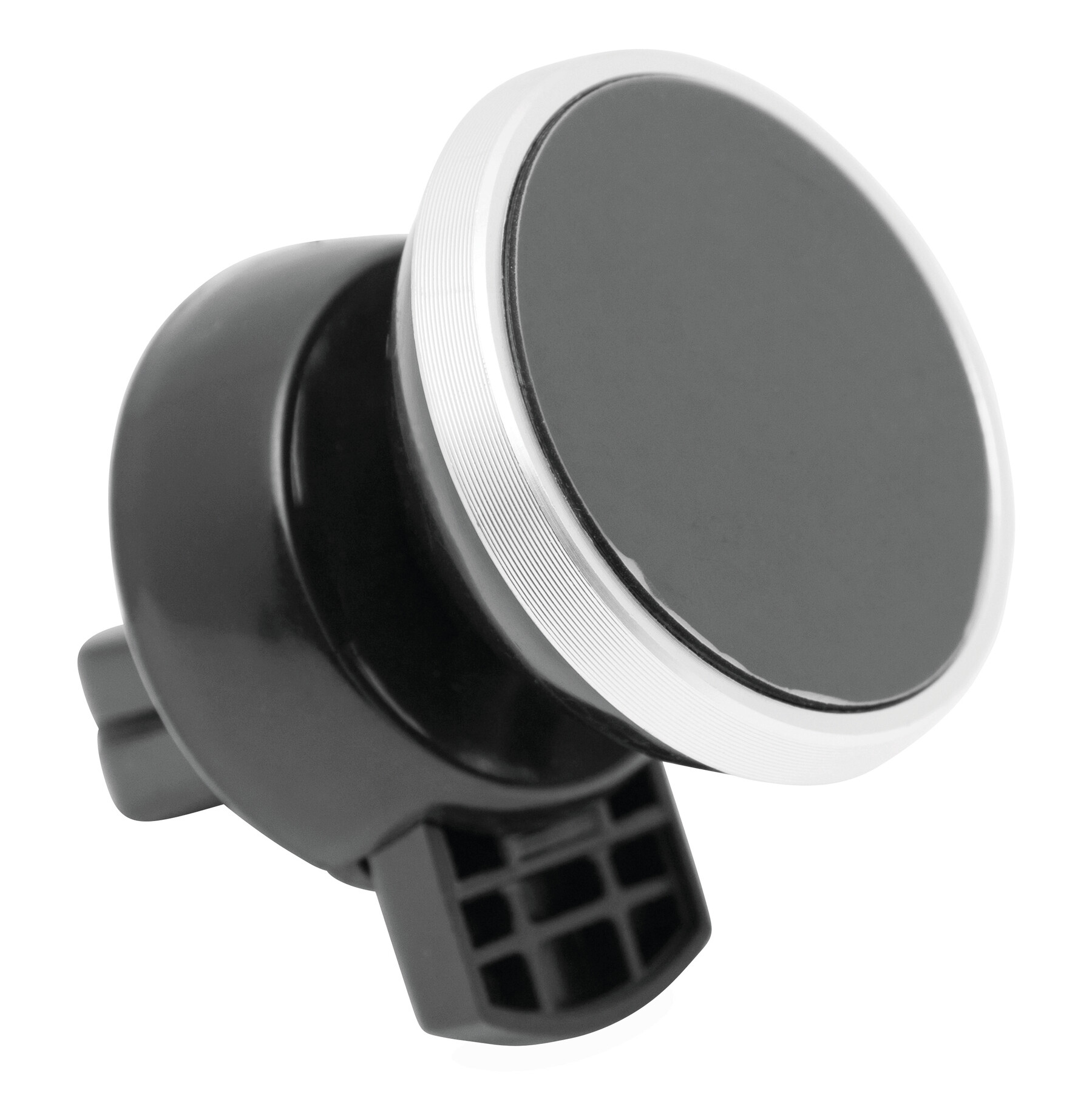Magnet Telefonhalter FLUX, schwarz, silber