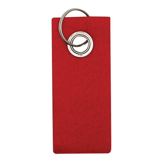 Schlüsselanhänger FELT, rot