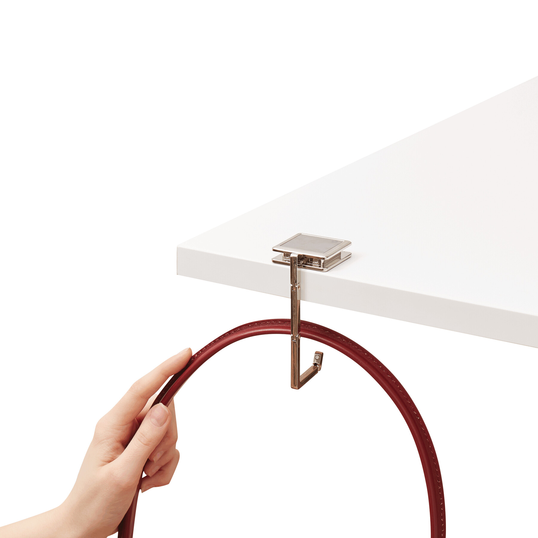 Handtaschen-Halter MONTREUX, silber