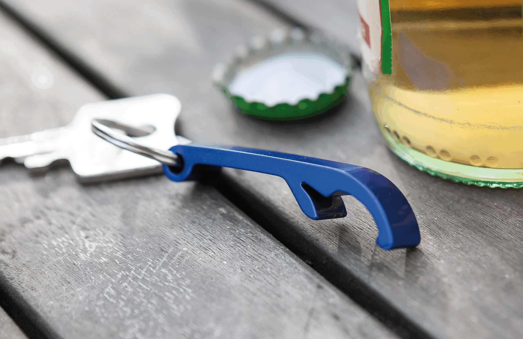 Schlüsselanhänger OPEN, blau