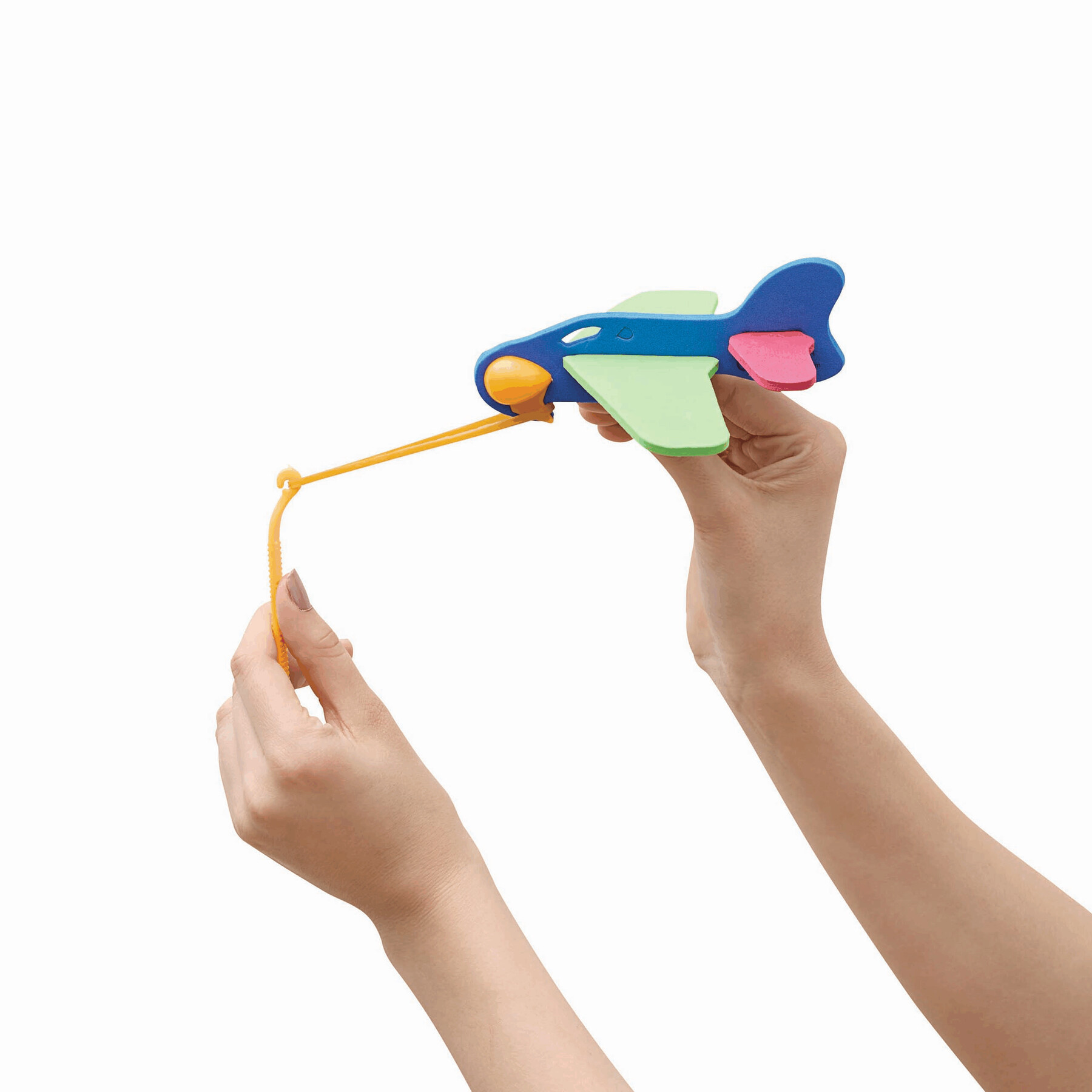 Flugzeug SKY HOPPER, blau, grün, rot