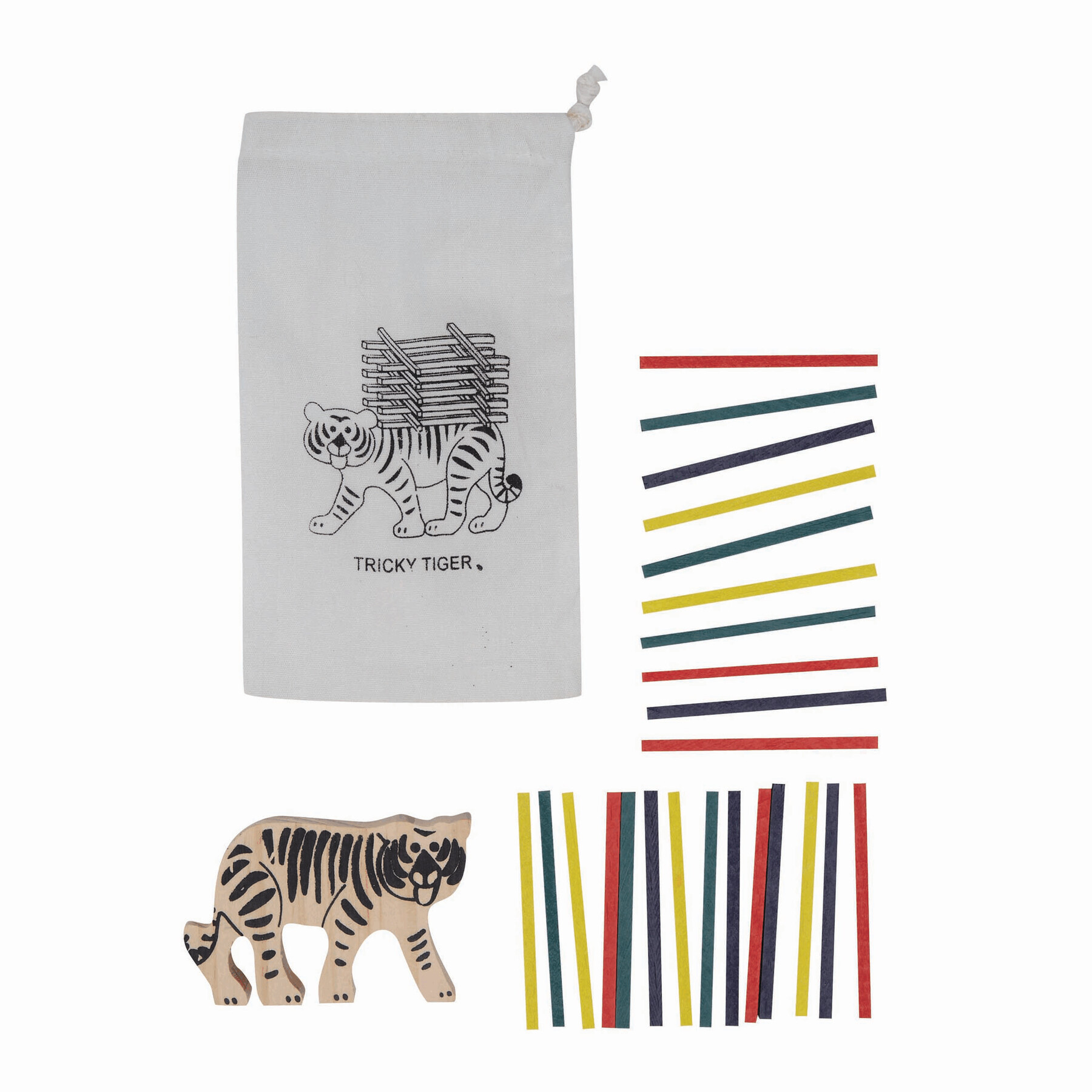 Geschicklichkeitsspiel TRICKY TIGER, beige