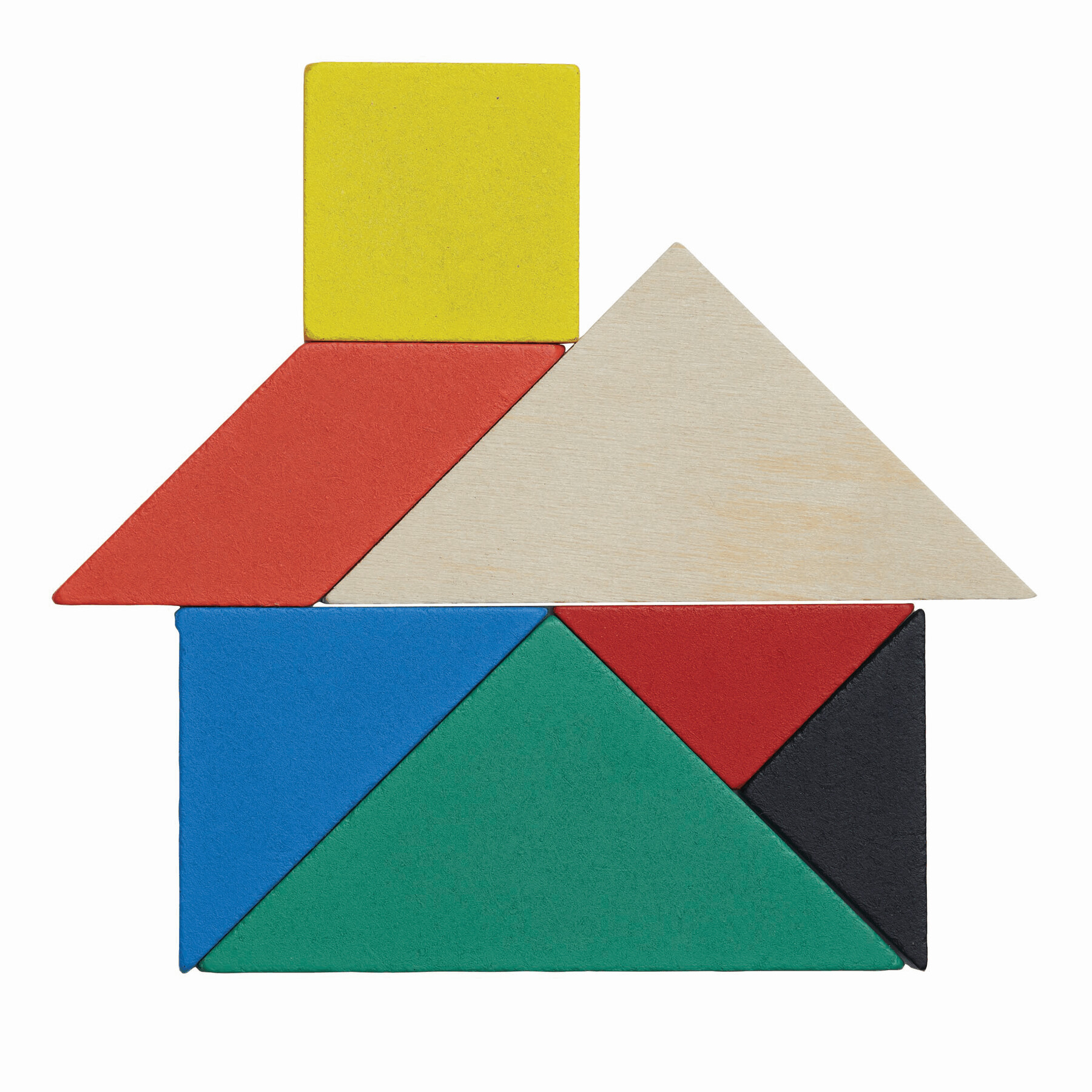 Holz-Puzzle TANGRAM BASE, bunt