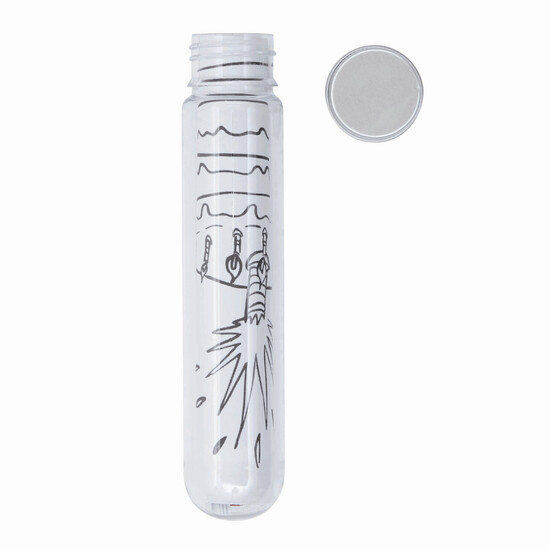 Malset TUBY, silber, transparent