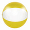Aufblasbarer Strandball ATLANTIC SHINY, gelb, weiß