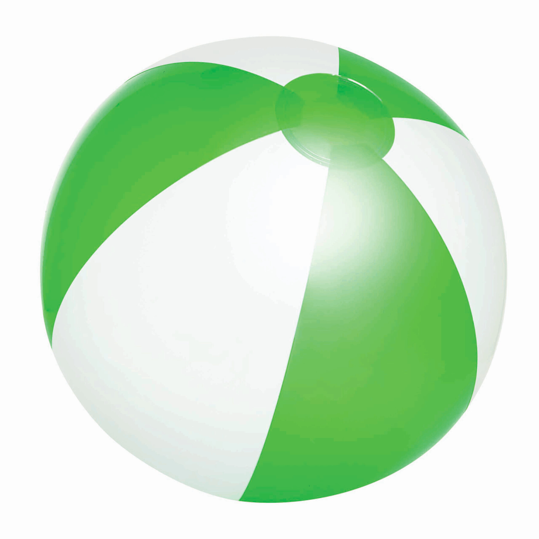 Aufblasbarer Strandball ATLANTIC SHINY, grün, weiß