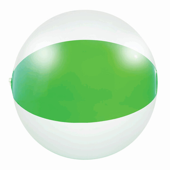 Aufblasbarer Strandball ATLANTIC SHINY, grün, weiß