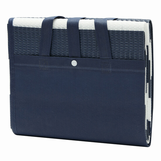 Maritime Strandmatte MARINA, blau, weiß