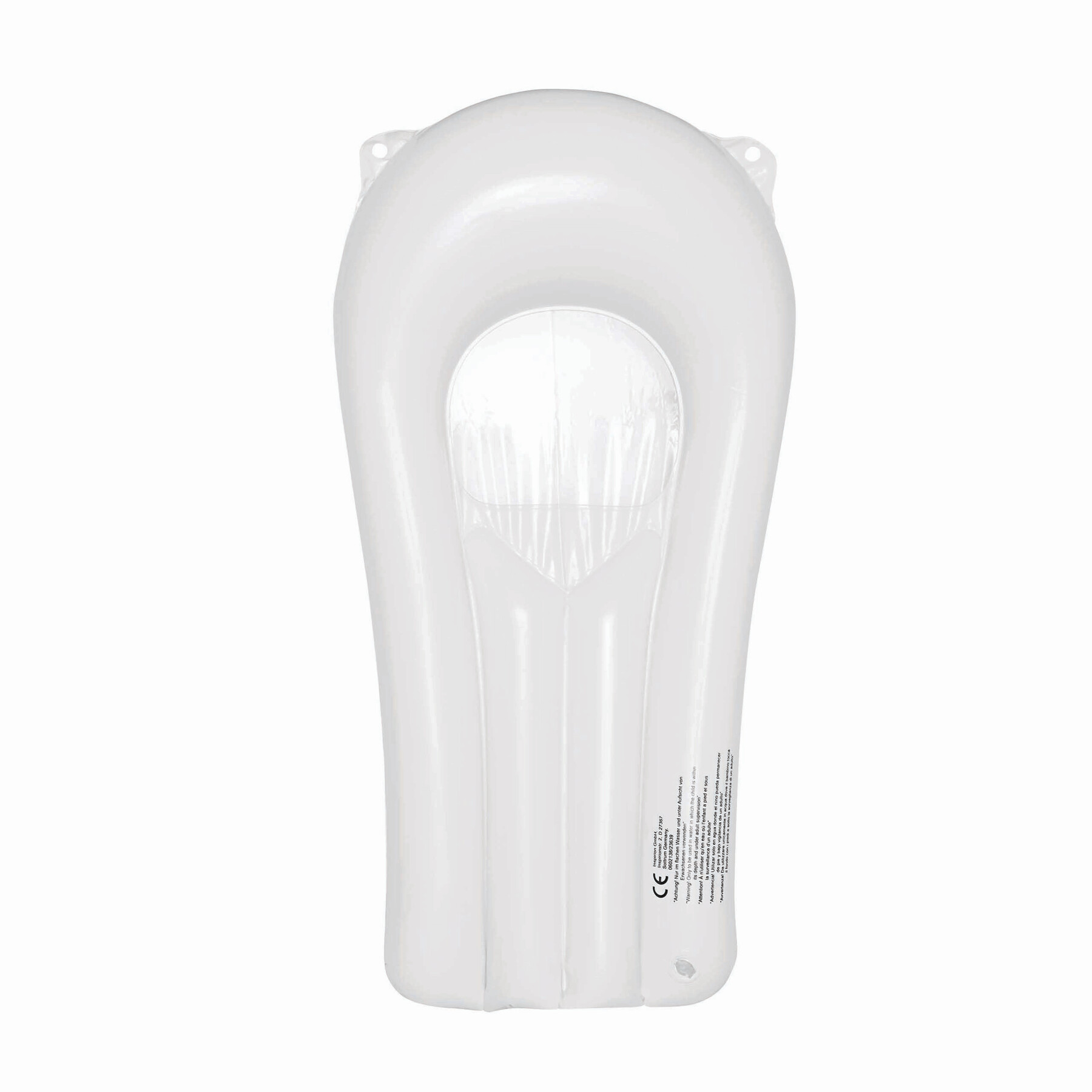 Aufblasbare Mini-Luftmatratze SPLASH, weiß