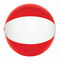 Strandball OCEAN, transparent rot, weiß