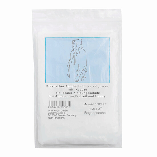 Regenponcho AUTUMN, transparent