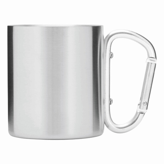 Edelstahl Becher HIKING DAY, silber