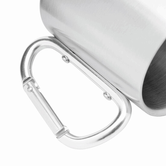 Edelstahl Becher HIKING DAY, silber