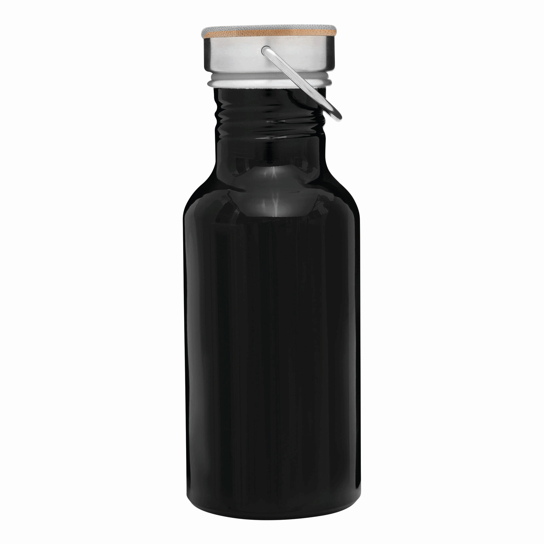 Aluminium Trinkflasche ECO TRANSIT, schwarz