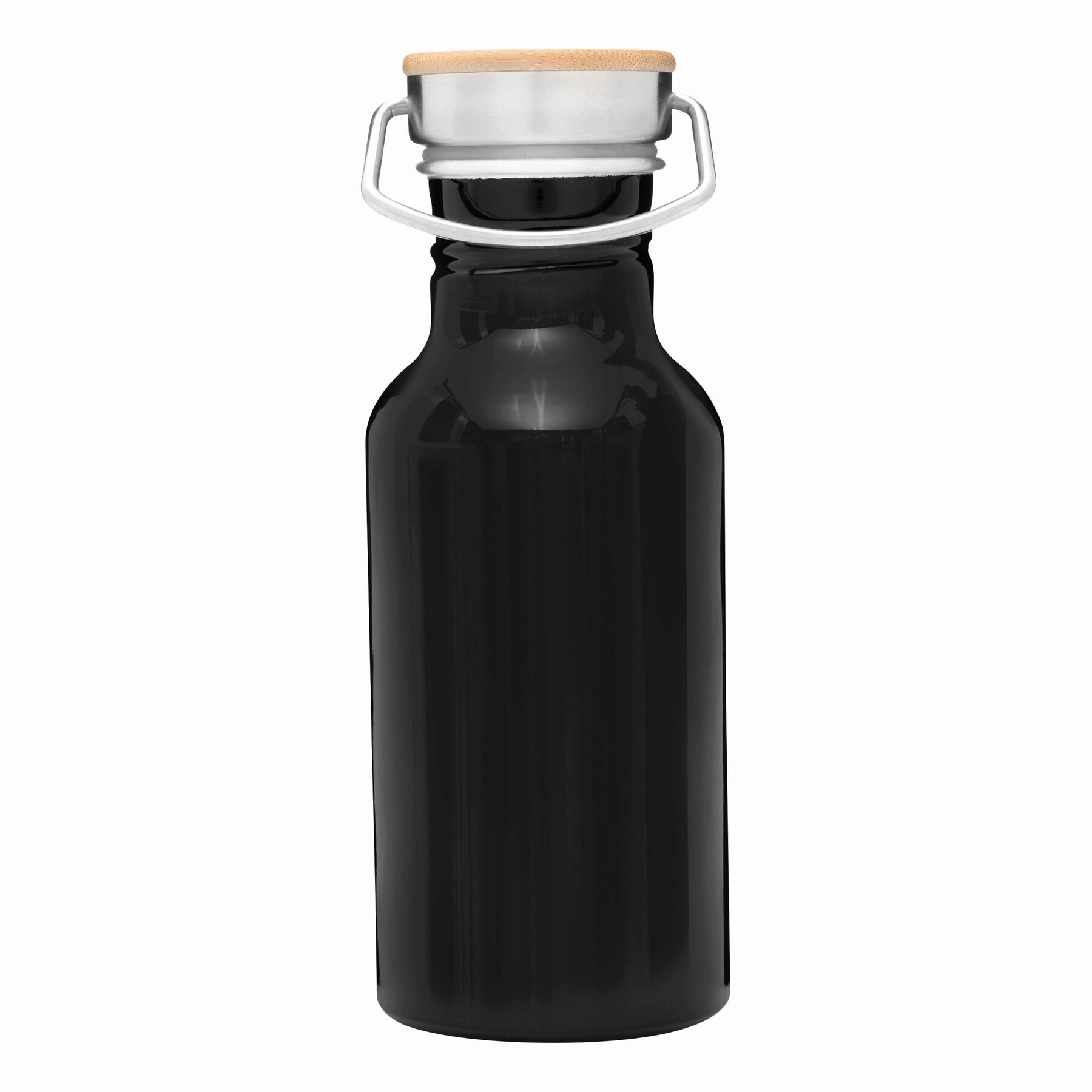 Aluminium Trinkflasche ECO TRANSIT, schwarz