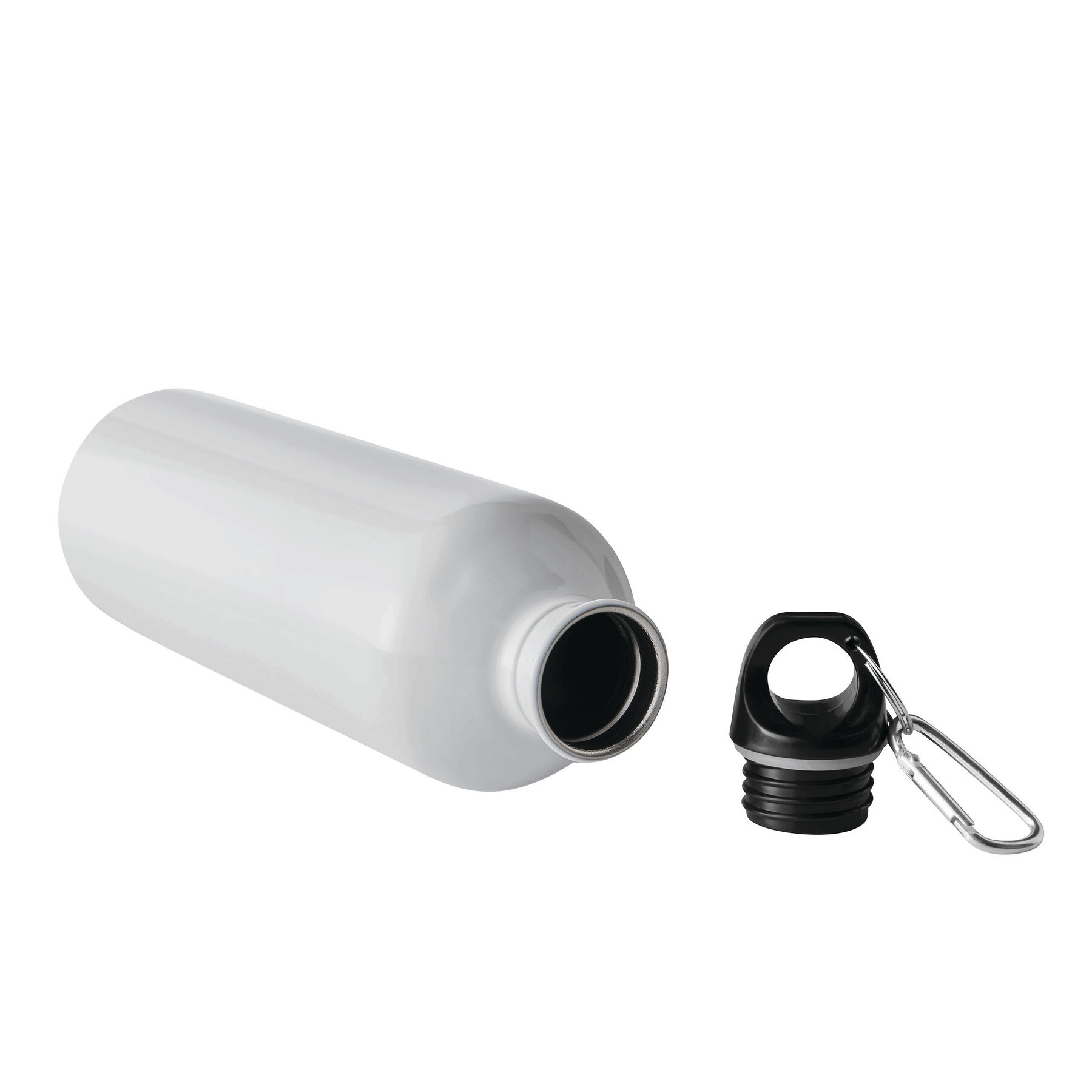 Trinkflasche STEELTRANSIT, weiß