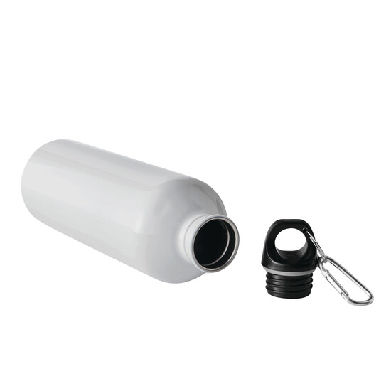 Trinkflasche STEELTRANSIT, weiß