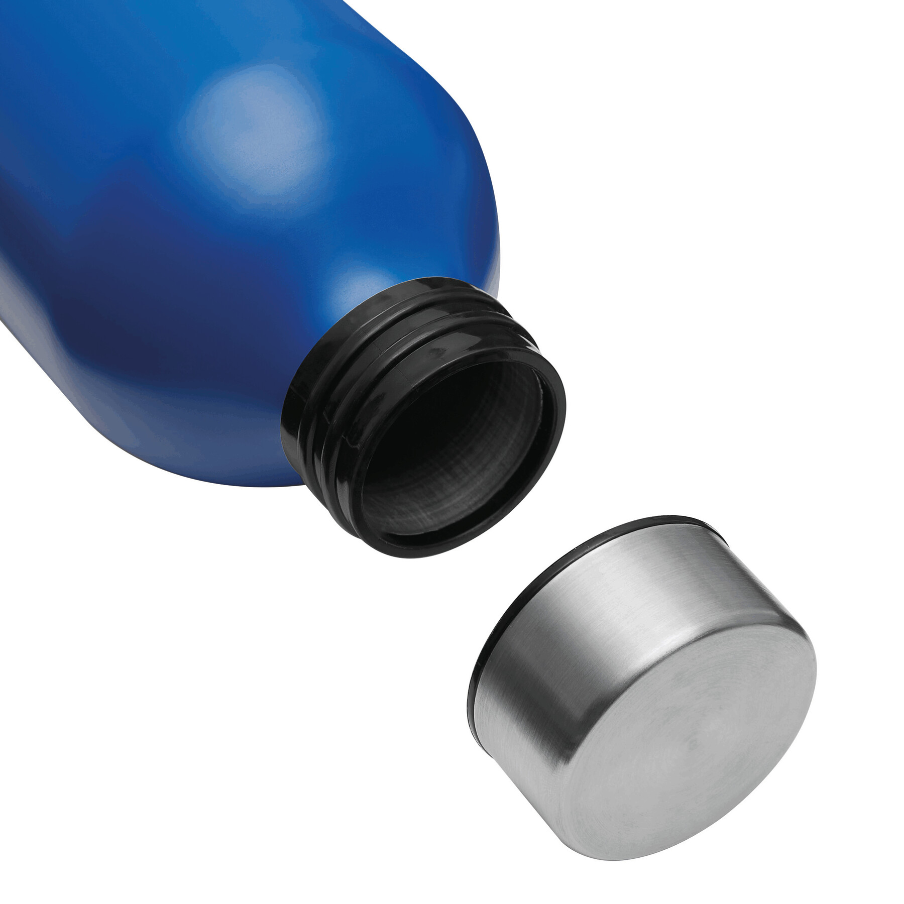 Aluminium-Trinkflasche JUMBO TRANSIT, blau