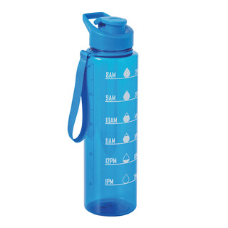 Sport-Trinkflasche AQUA LEVEL, blau