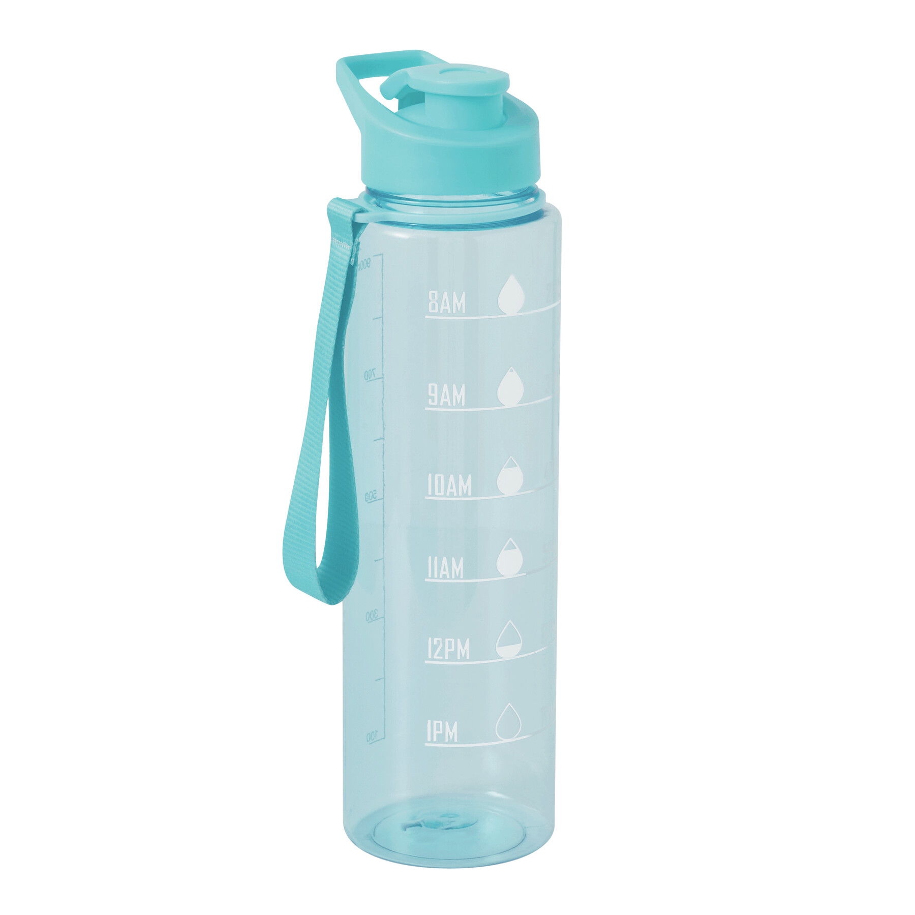 Sport-Trinkflasche AQUA LEVEL, hellblau