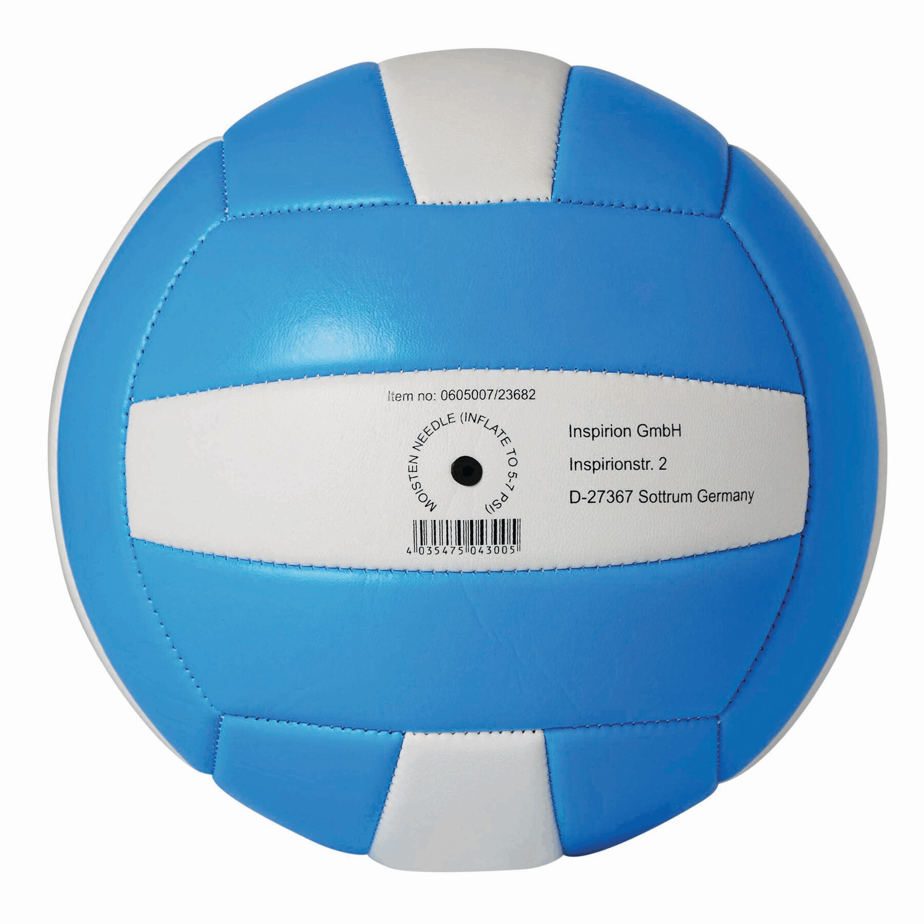 Beach-Volleyball PLAY TIME, hellblau, weiß