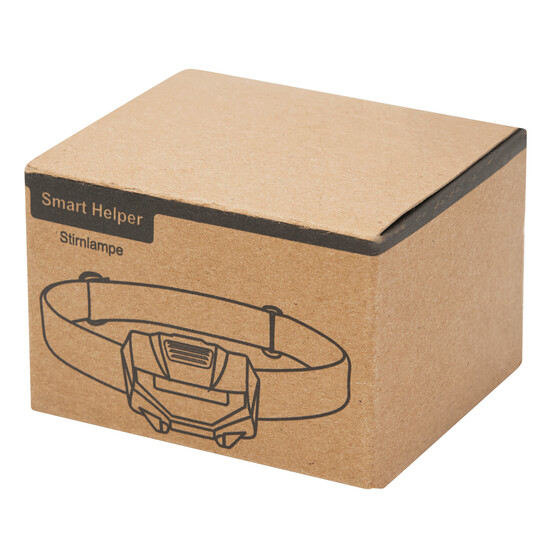 Stirnlampe SMART HELPER, grau, schwarz