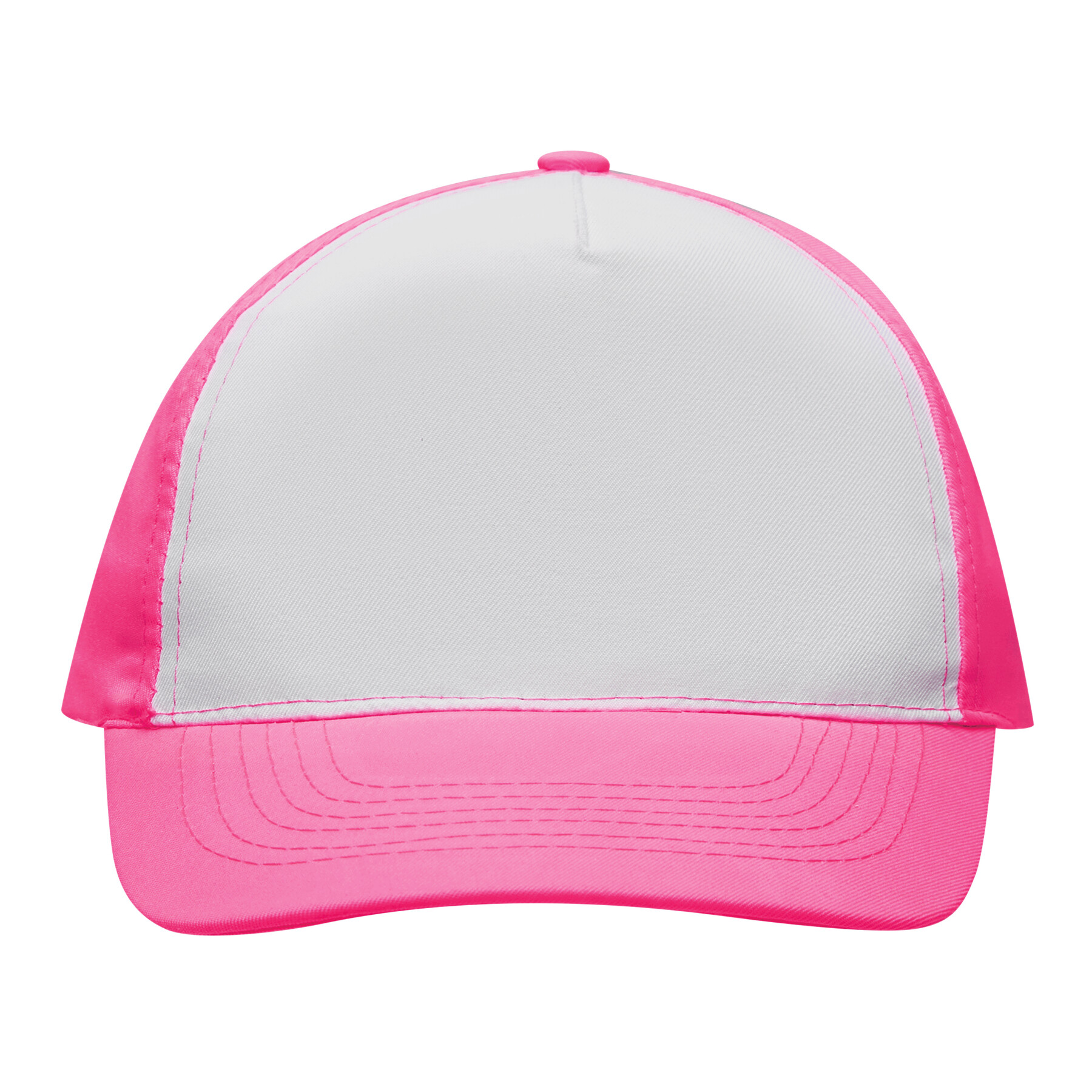 5-Panel-Cap SHINY, pink, weiß