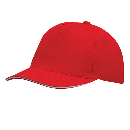 5-Panel-Sandwich-Cap WALK, rot