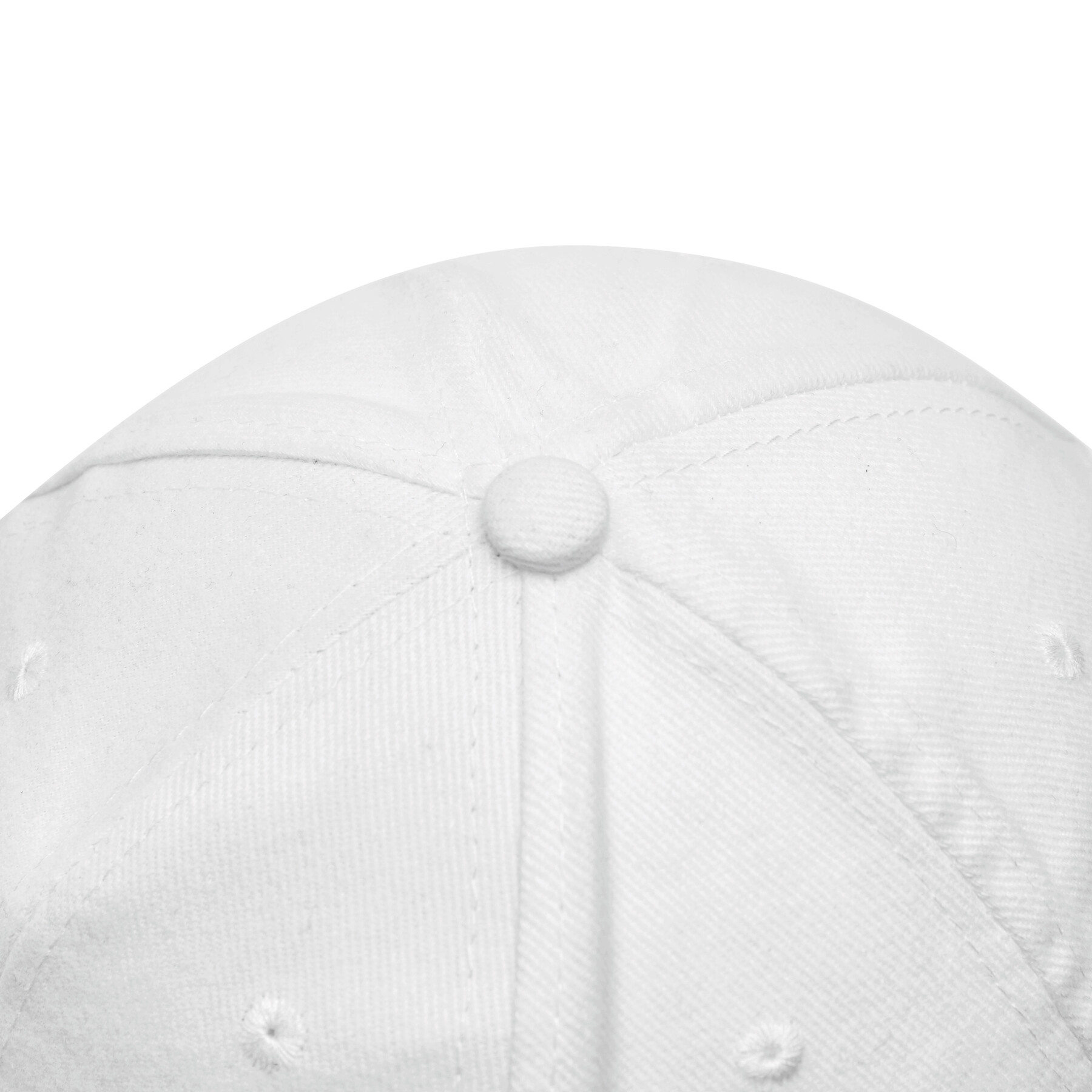 6-panel-Cap DETECTION, weiß
