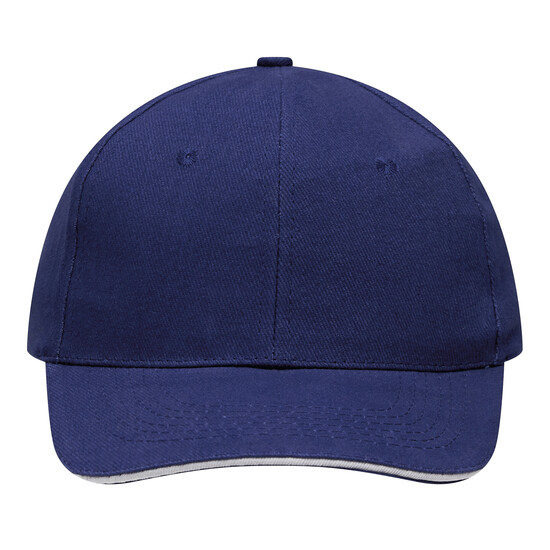 6-Panel-Sandwich-Cap LIBERTY, blau