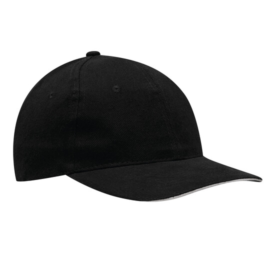 6-Panel-Sandwich-Cap LIBERTY, schwarz