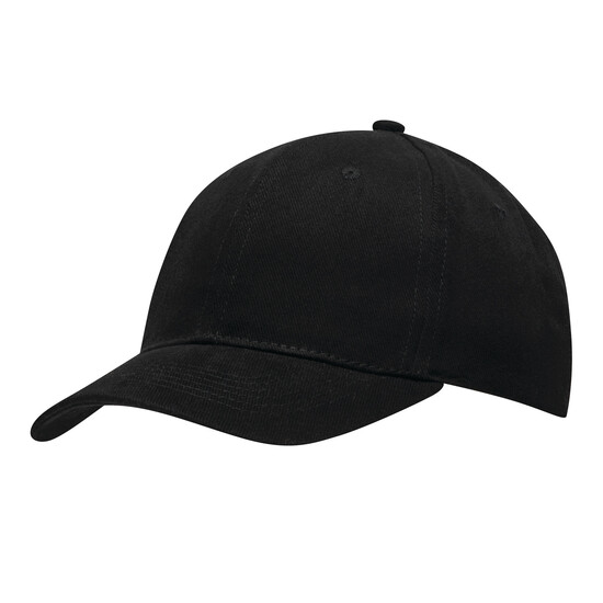 6-Panel-Baseball-Cap COTTURE, schwarz