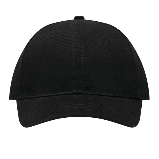 6-Panel-Baseball-Cap COTTURE, schwarz