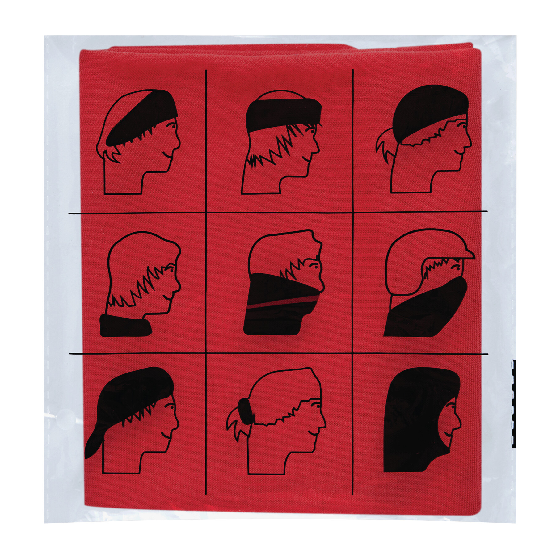 Multifunktionstuch TRENDY, rot