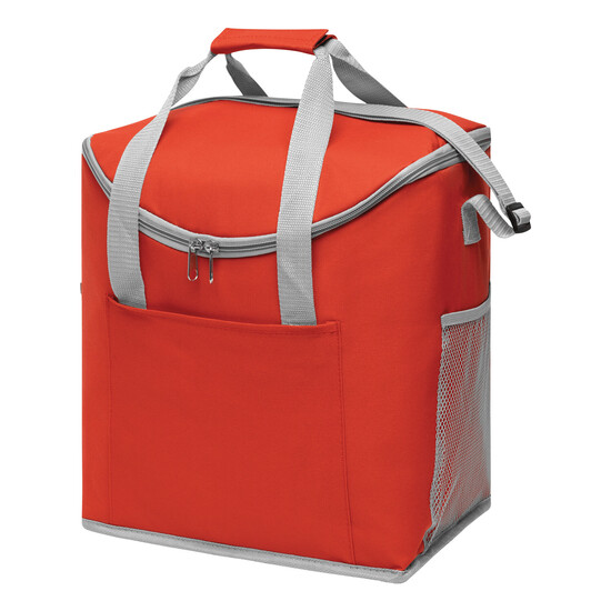 Kühltasche FROSTY, grau, rot