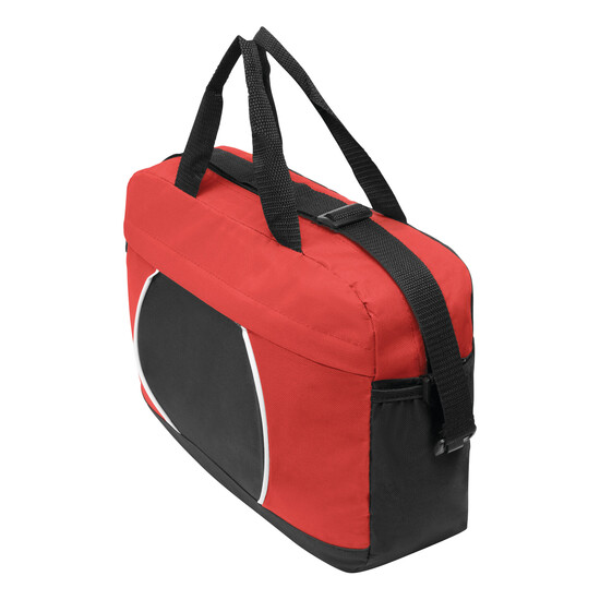 Dokumententasche PI, rot, schwarz