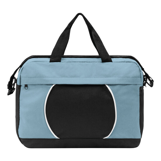 Dokumententasche PI, hellblau, schwarz