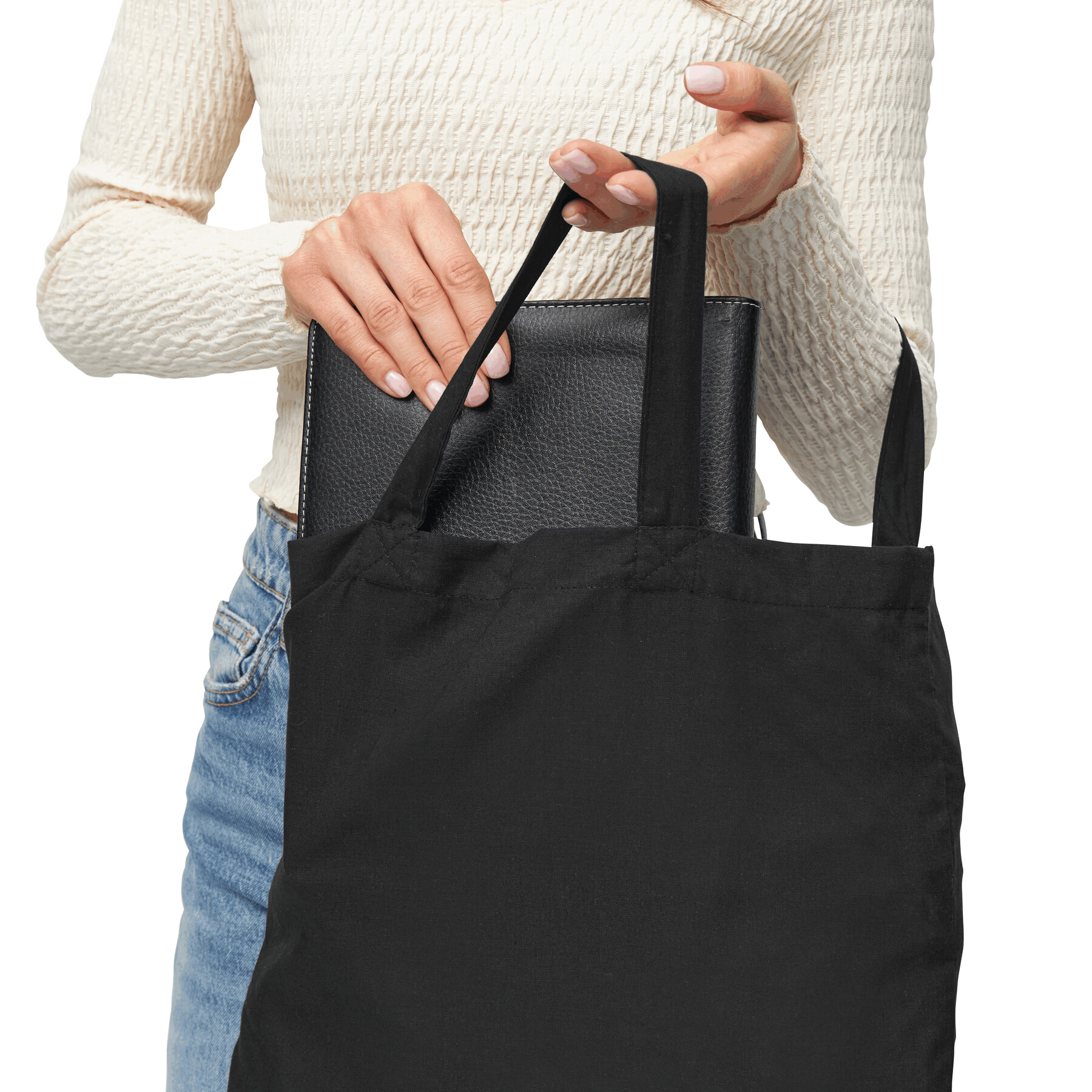 Baumwolltasche PURE, schwarz