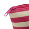 Kulturbeutel STRIPY, beige, pink