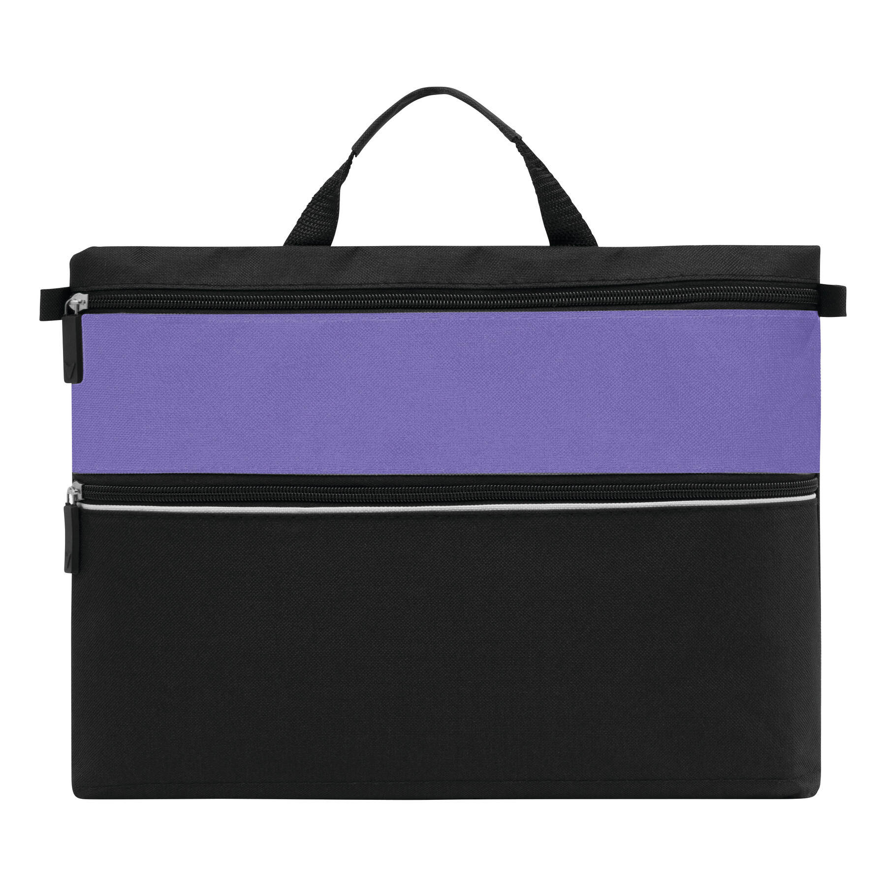 Dokumententasche FILE, lila, schwarz
