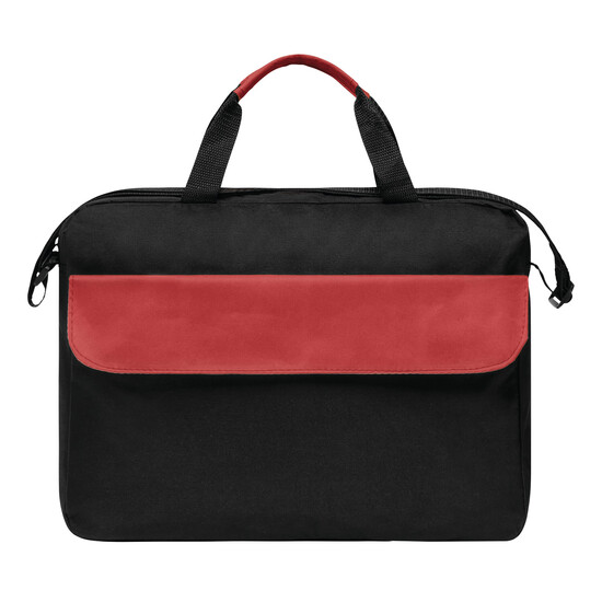 Dokumententasche BRISTOL, rot, schwarz