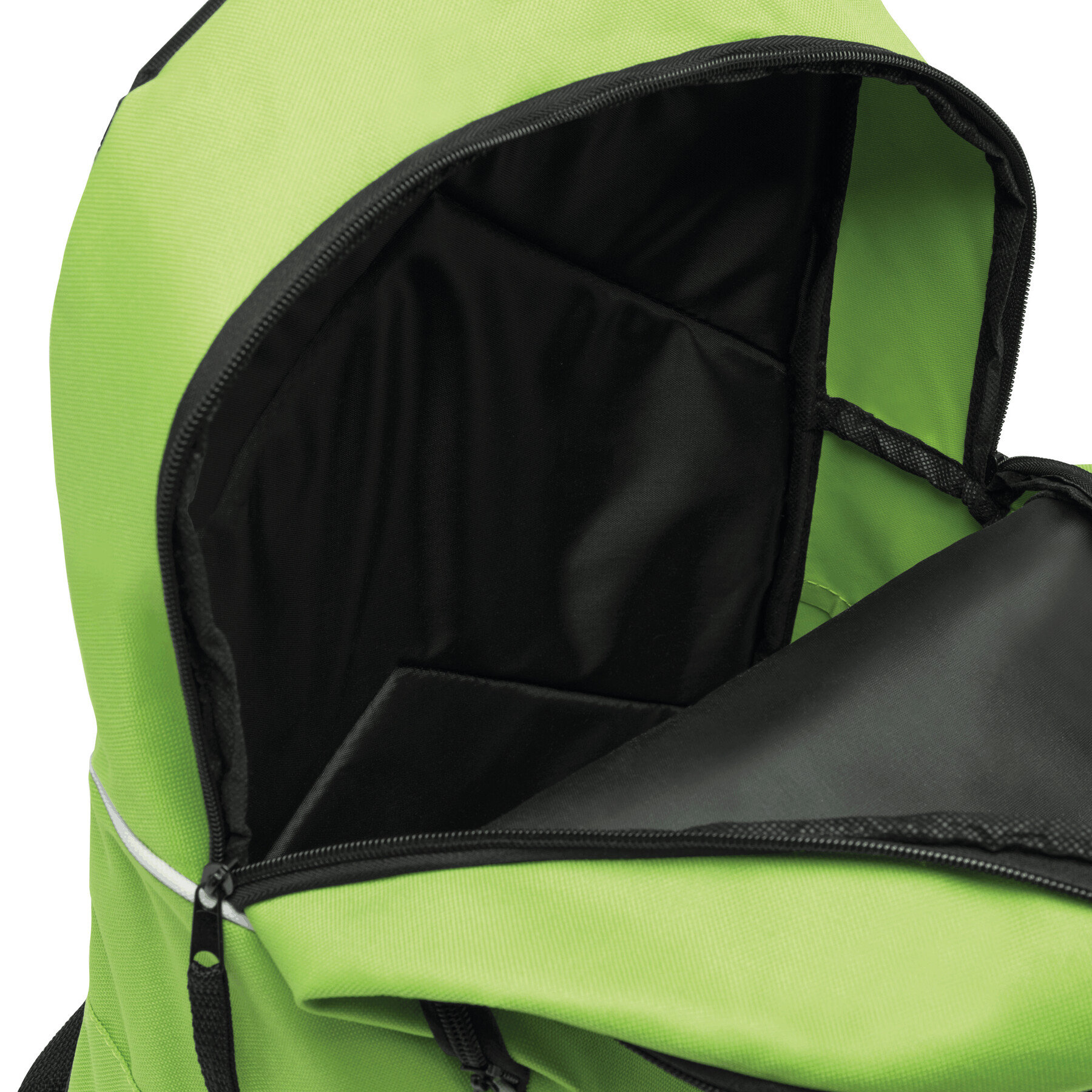 Rucksack CURVE, hellgrün, schwarz