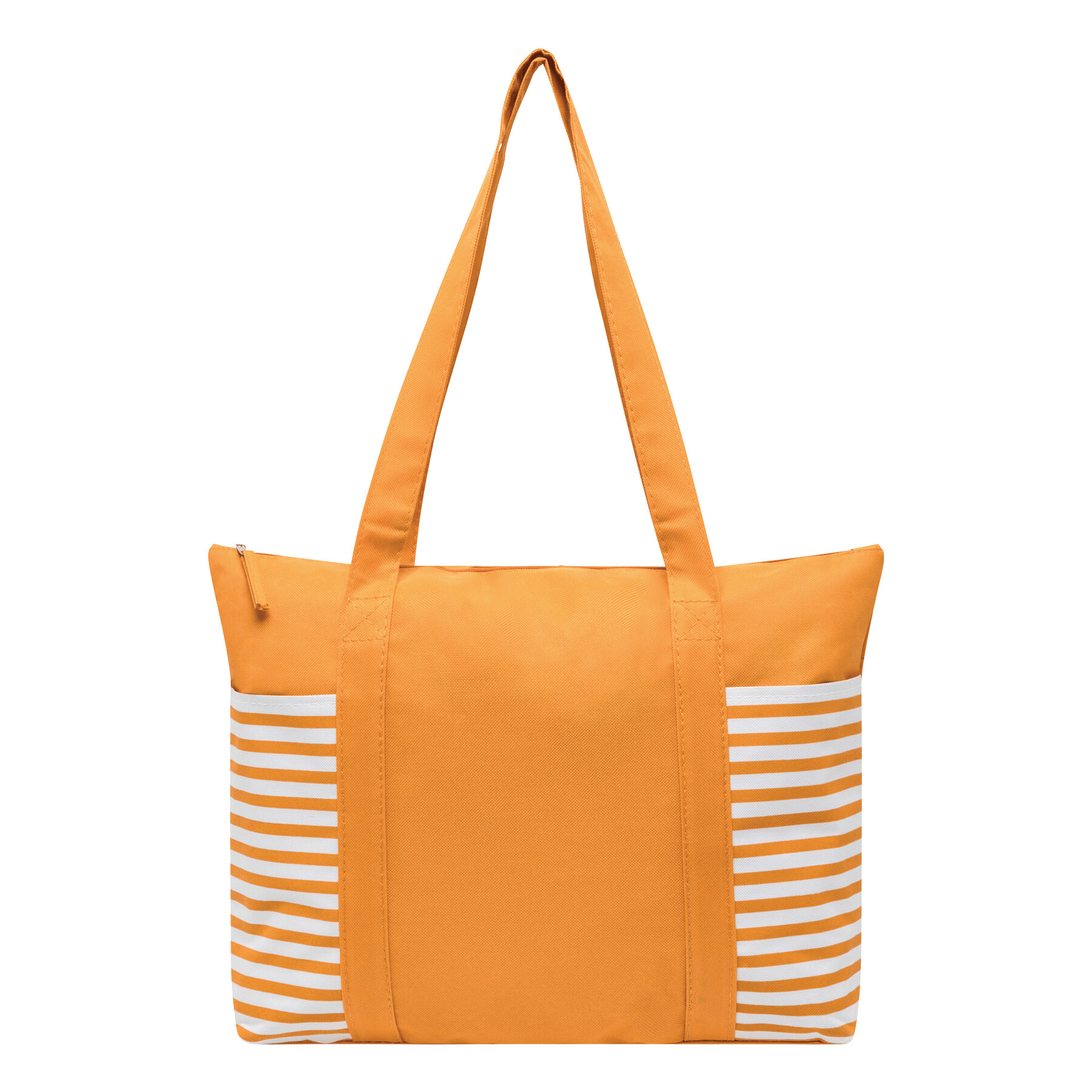 Shopper TWIN, orange, weiß