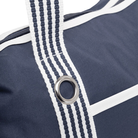 Strandtasche MARLENE, beige, marineblau