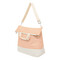 Strandtasche JUIST, beige, rot